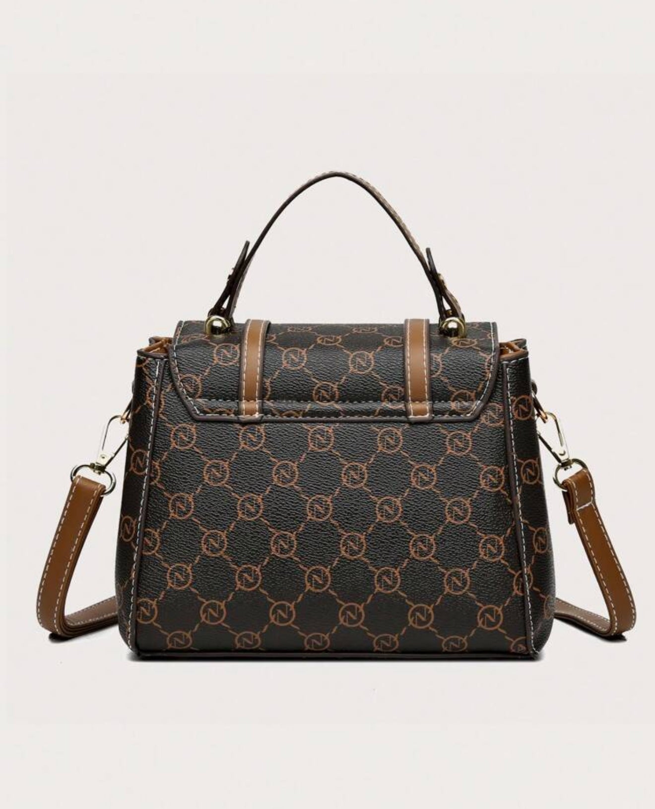 Sac à main luxe effet cuir motif géométrique – Élégance & Praticité